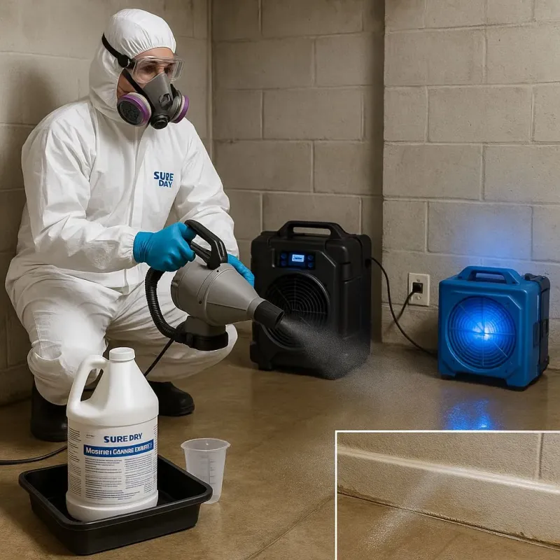 Sanitization and Odor Removal process in Vernon Center, NJ